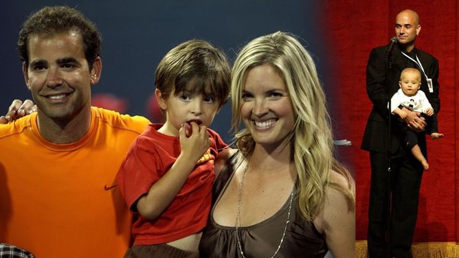 "If it's Andre and his son against me and Pete, I just might consider it" - When Pete Sampras' wife joked about facing off against the Agassi family