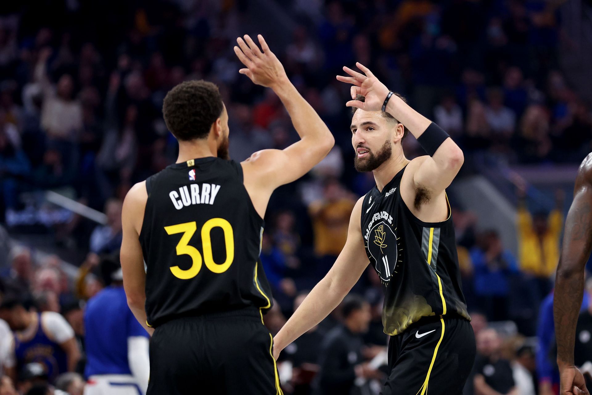 Stephen Curry, Klay Thompson hit postseason 3-point benchmark that nine  teams haven't reached 
