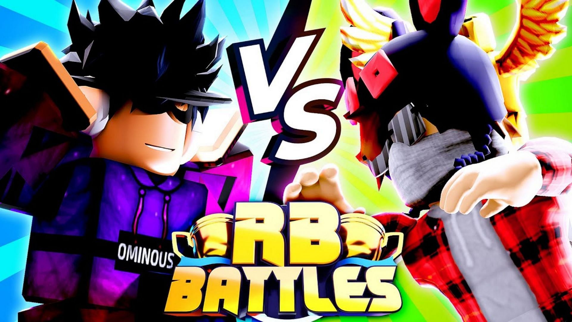 Featured image of the matchup between KreekCraft and Ominous Nebula in RB Battles Season 3 (Image via Roblox Battles YouTube)
