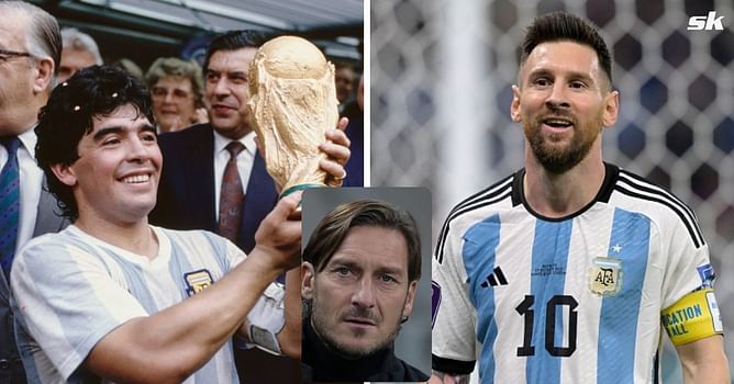 Lionel Messi or Diego Maradona? Francesco Totti makes a clear decision between the two Argentina legends