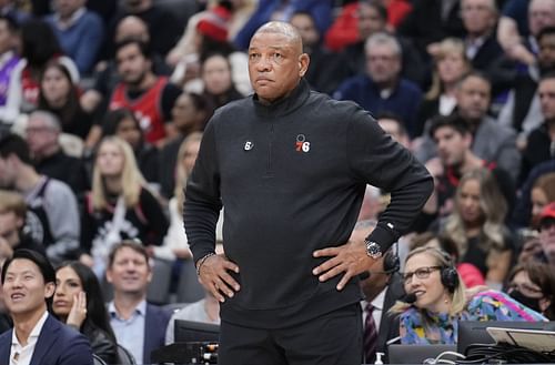 Doc Rivers' contract with Philadelphia expires in 2025.