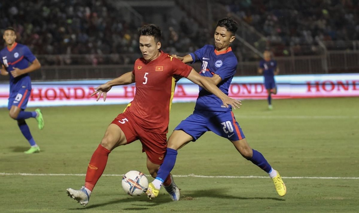 Vietnam thrashed Singapore 4-0 in a June friendly