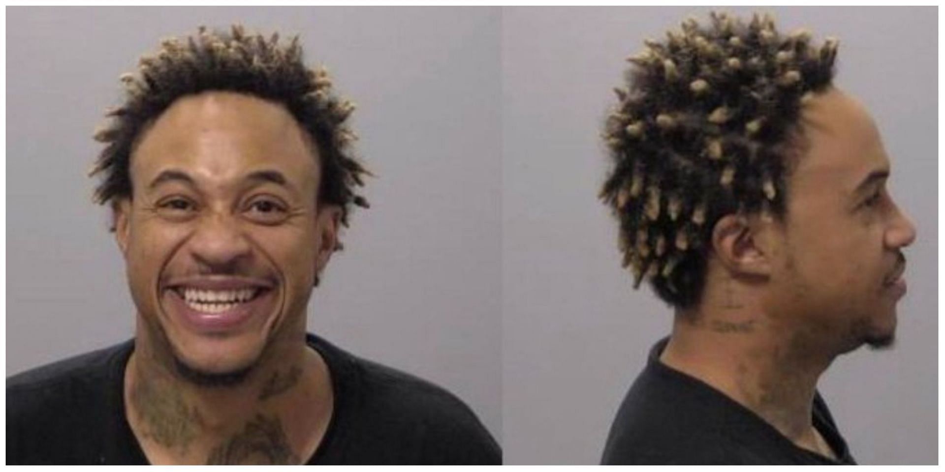 Orlando Brown arrested on charges of domestic violence after being homeless for many months. (Image via Twitter)