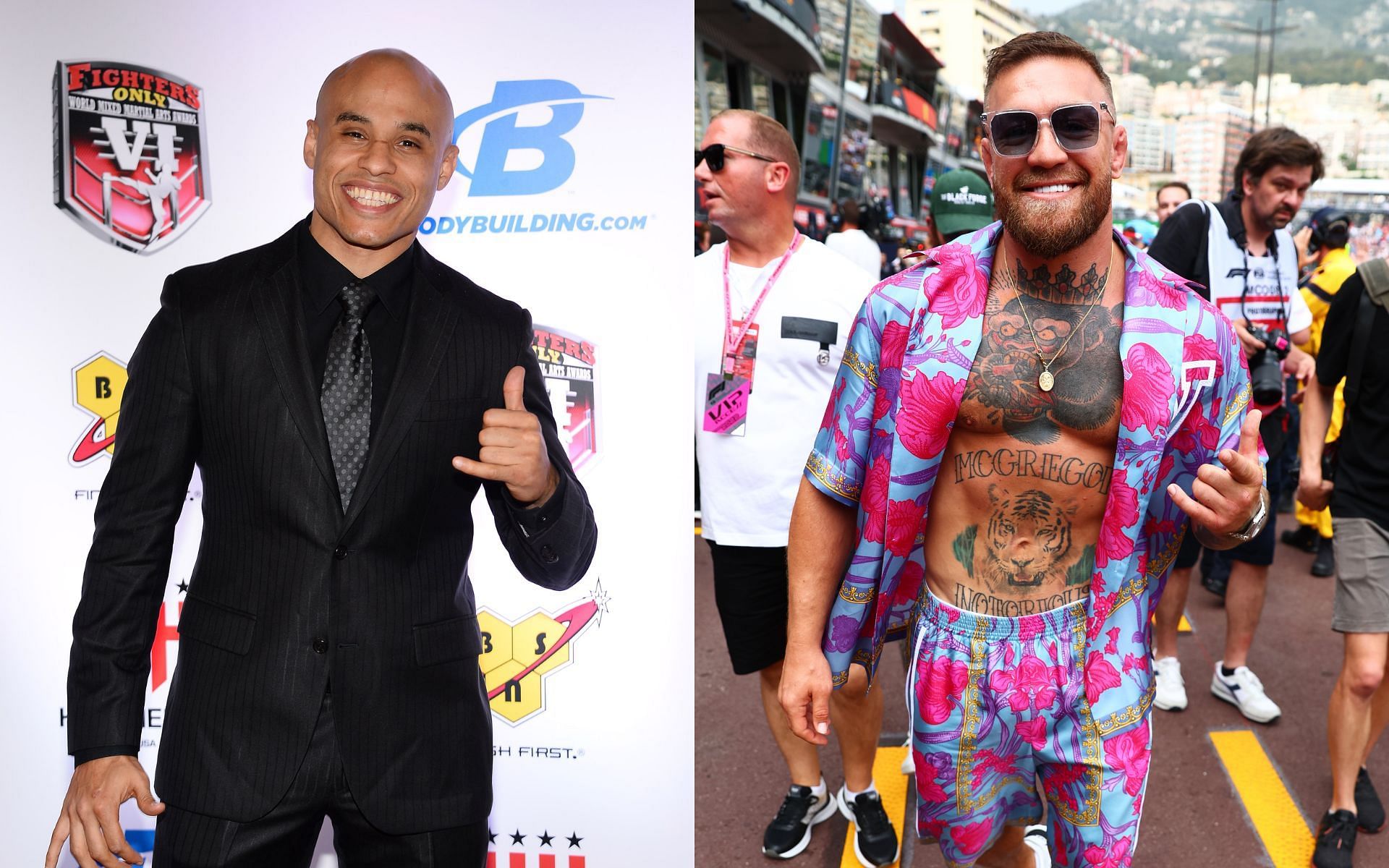 Ali Abdelaziz (left) and Conor McGregor (right) (Image credits Getty Images)