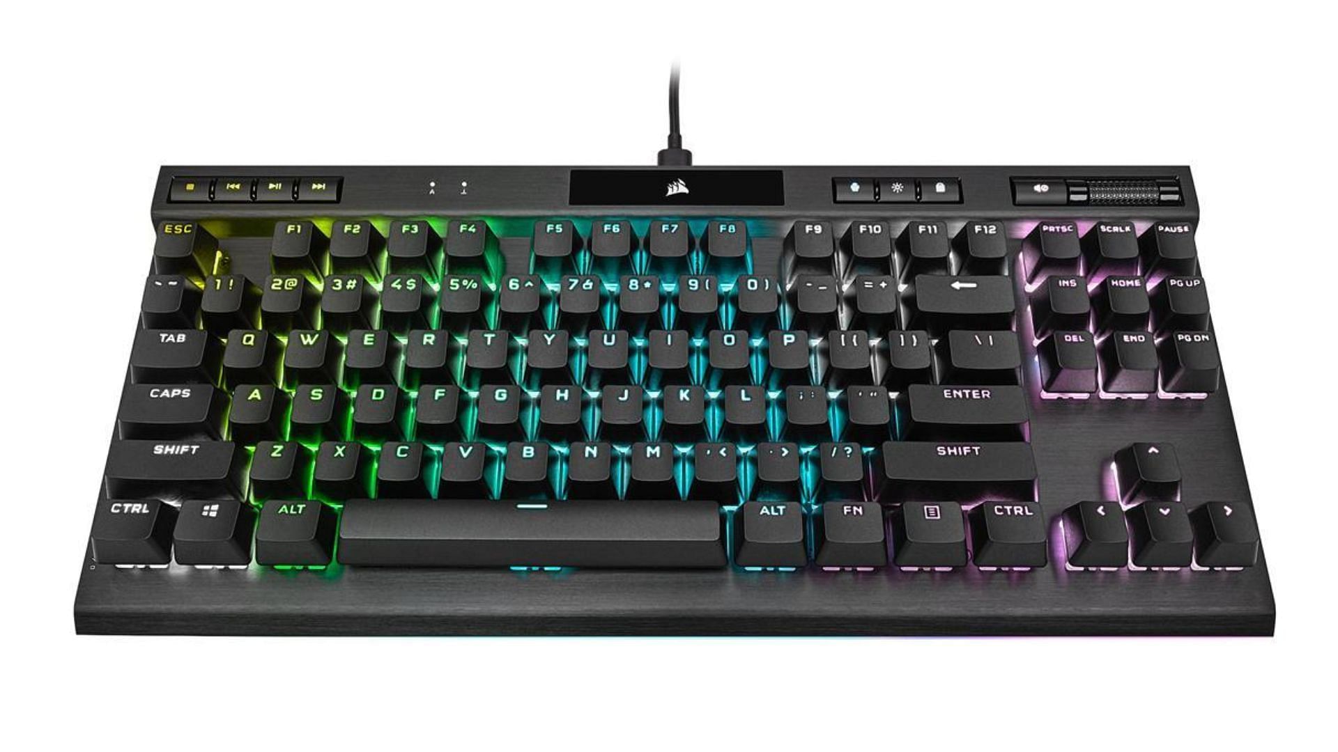 The K70 RGB TKL Champion series mechanical gaming keyboard (Image via Newegg)