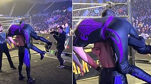 Top WWE Superstar carries Dominik Mysterio to the back at live event