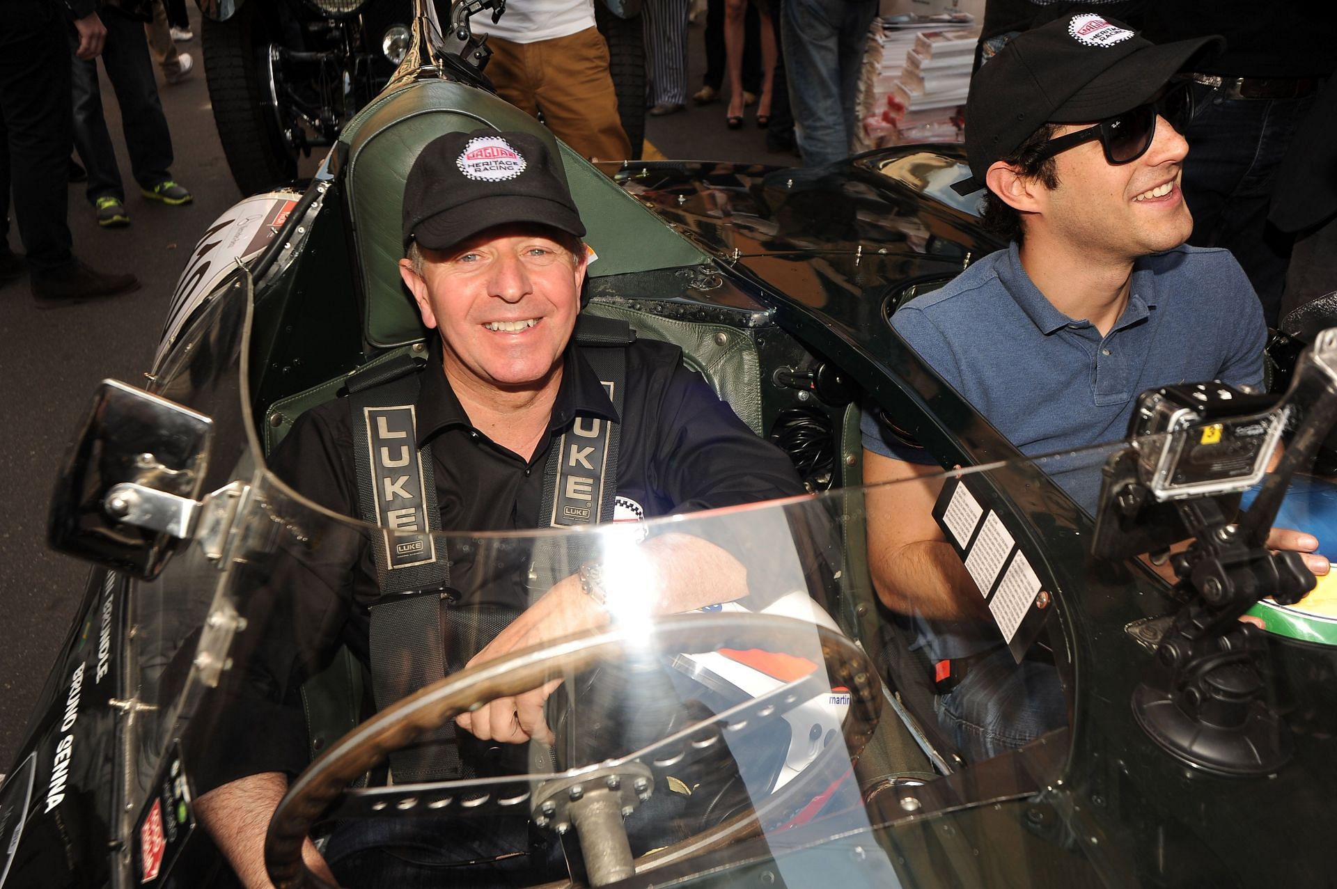 Martin Brundle at the Mille Miglia 2014
