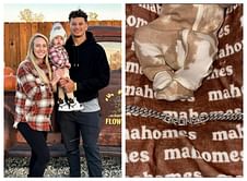 In Photos: Brittany Mahomes and Patrick Mahomes share adorable new pics of children Sterling and Bronze in Chiefs inspired outfits