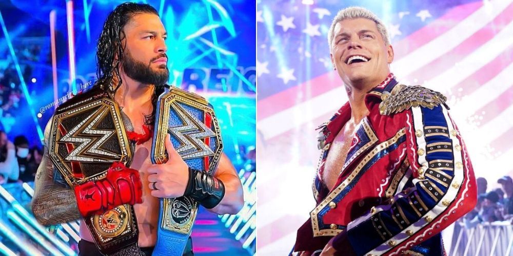 WWE Superstars Roman Reigns and Cody Rhodes