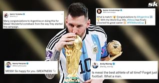 Who Said What: Sporting icons react as Lionel Messi is finally crowned world champion after winning FIFA World Cup