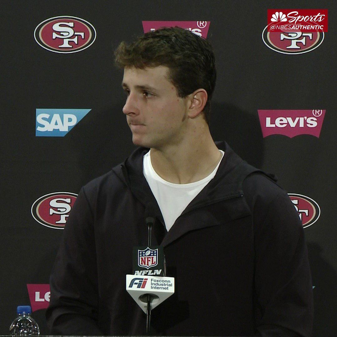 Thesfniners - Tom Brady will definitely be rooting for #49ers QB Brock Purdy  this weekend 