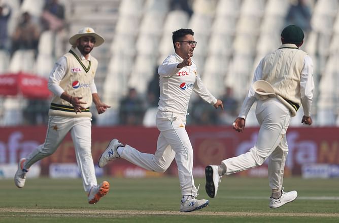 Who is Abrar Ahmed, the Pakistan bowler who claimed a five-fer on Test debut against England?