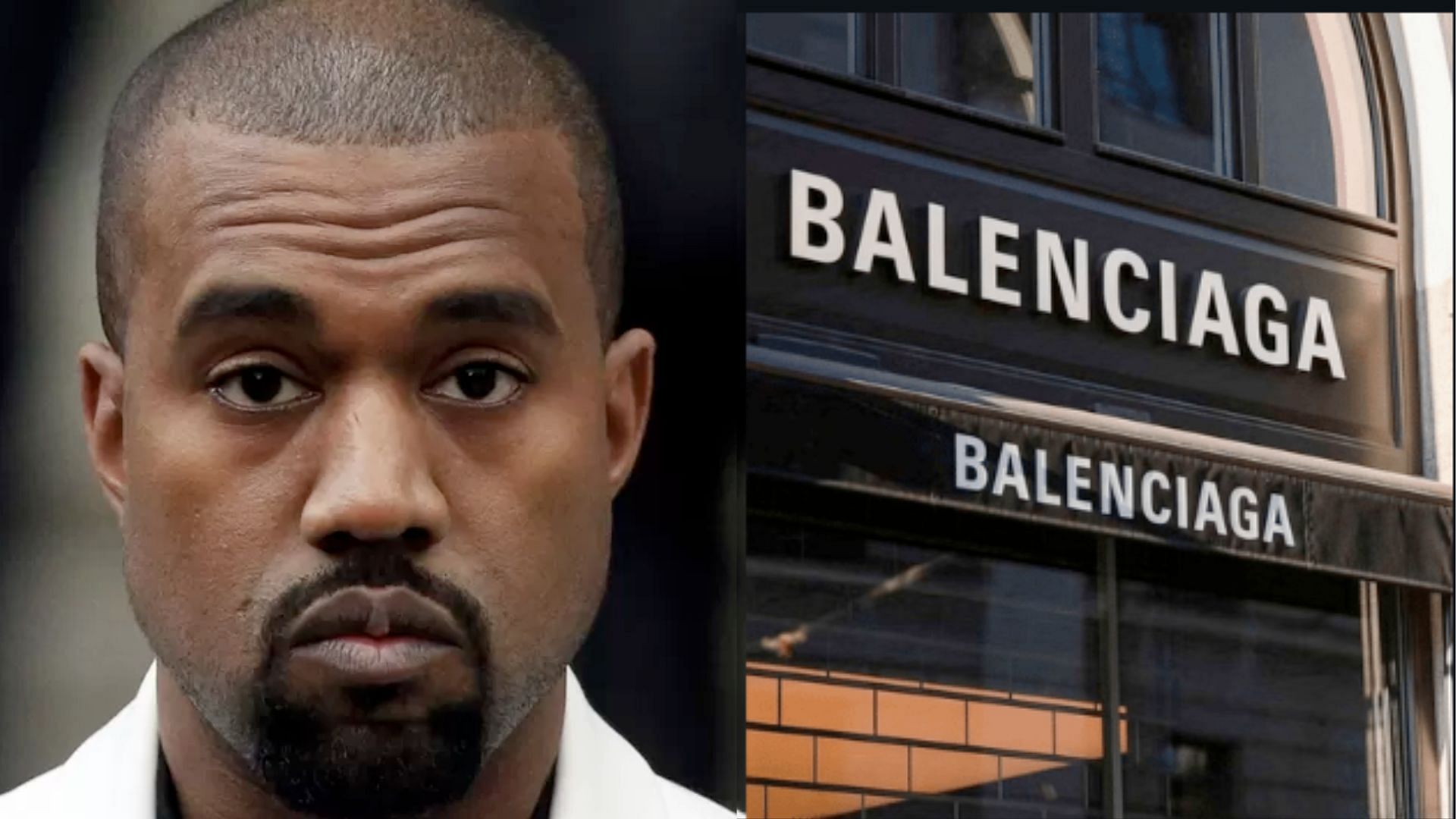 Kanye West Tweets in support of Balenciaga hours before his account is suspended (image via Getty/Jonathan Brady)