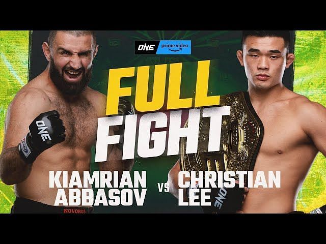 Christian Lee feels he could've finished Kiamrian Abbasov in the first ...