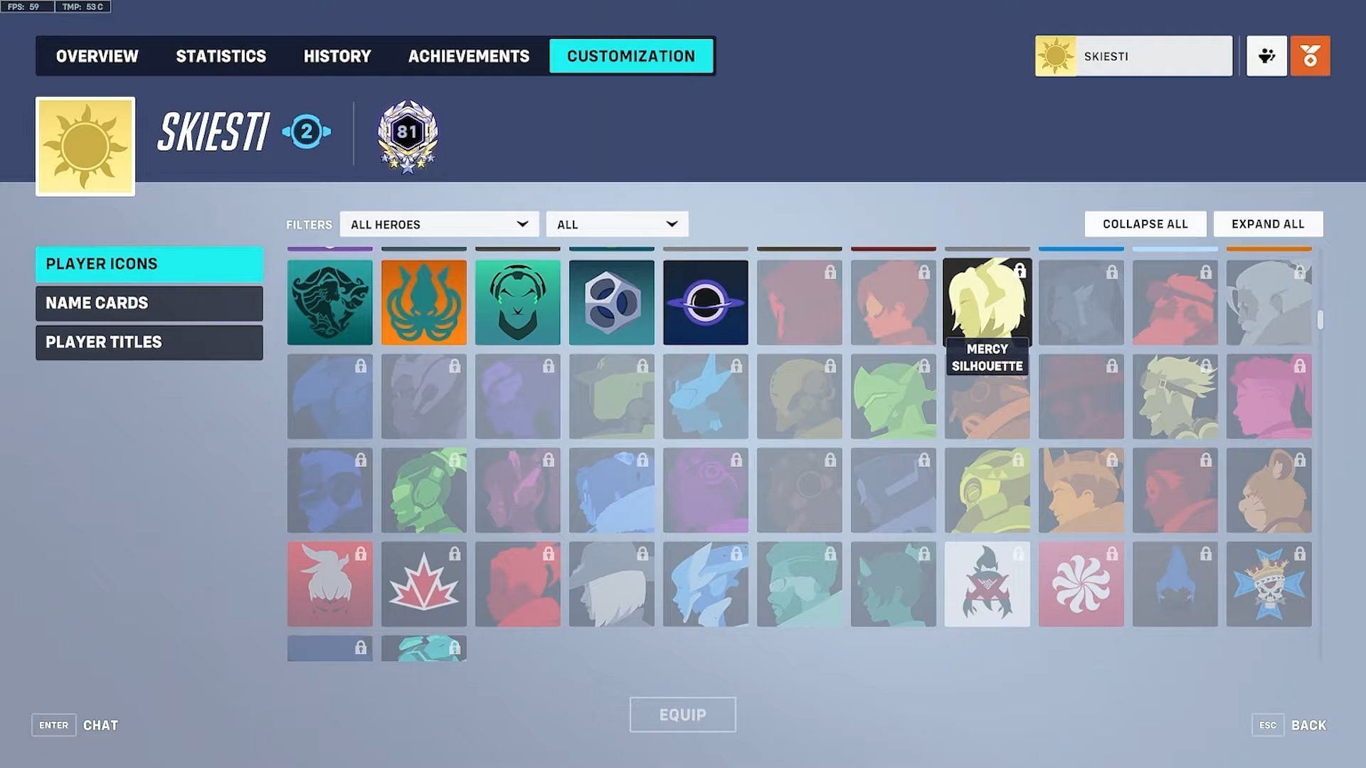 Unlocking silhouette icons in Overwatch 2 (Image via Sportskeeda)