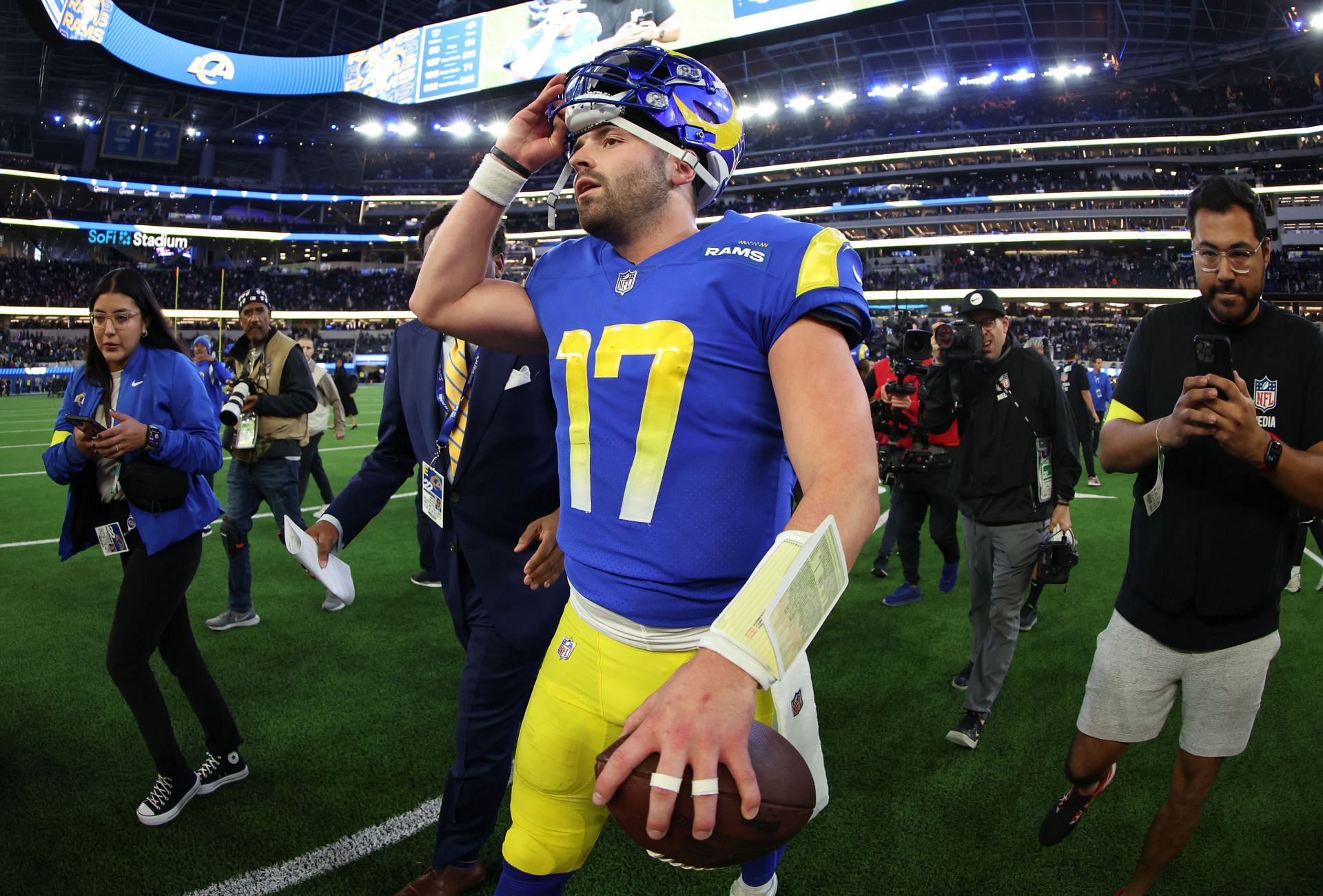 Baker Mayfield after the victory