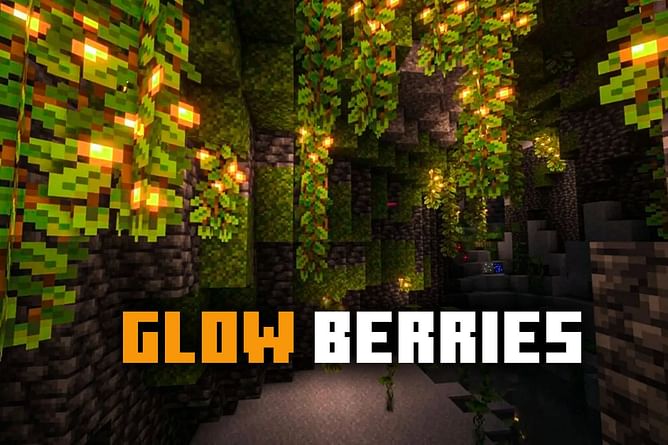 How to get and use Glow Berries in Minecraft