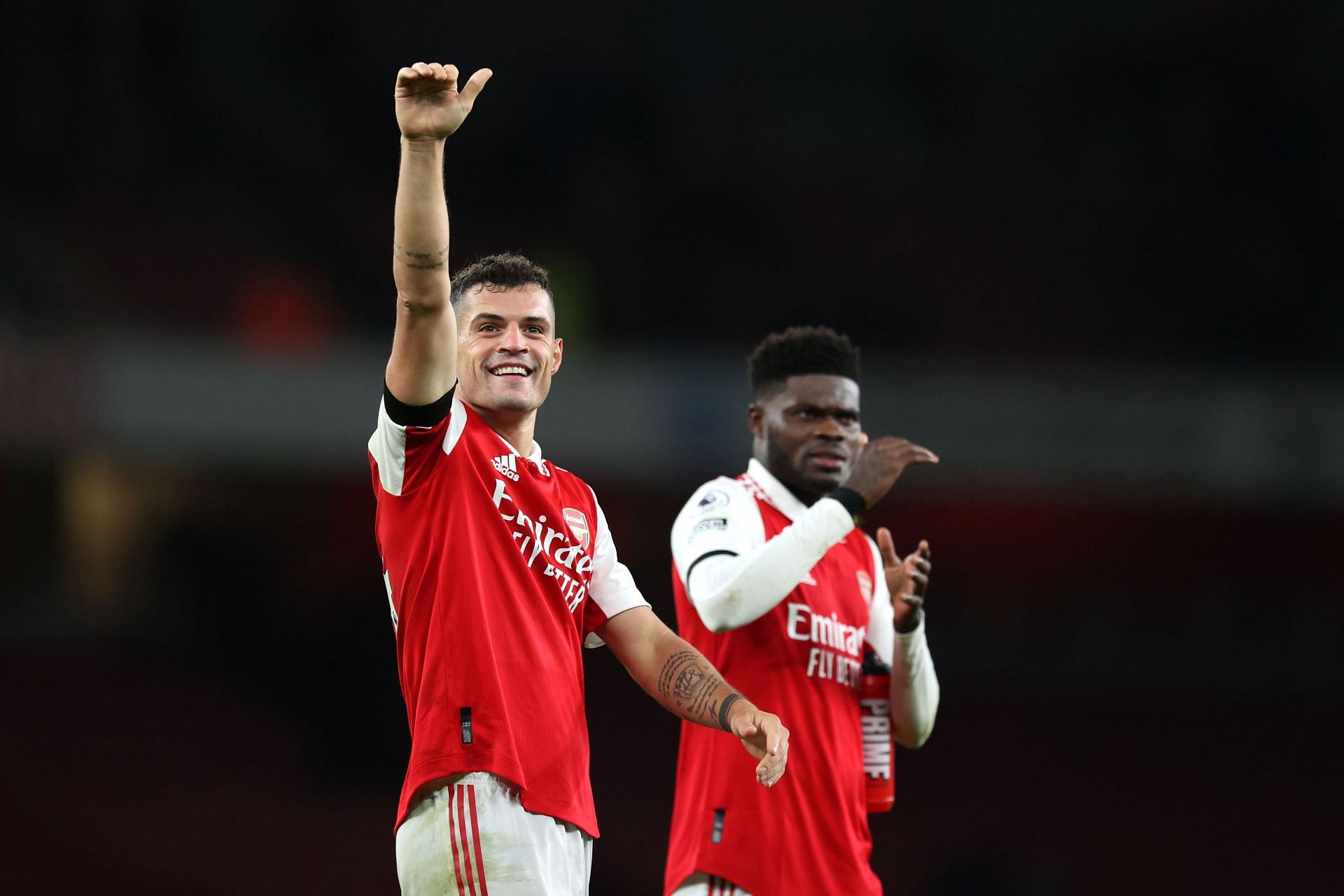 Granit Xhaka is a first team regular at the Emirates this season.