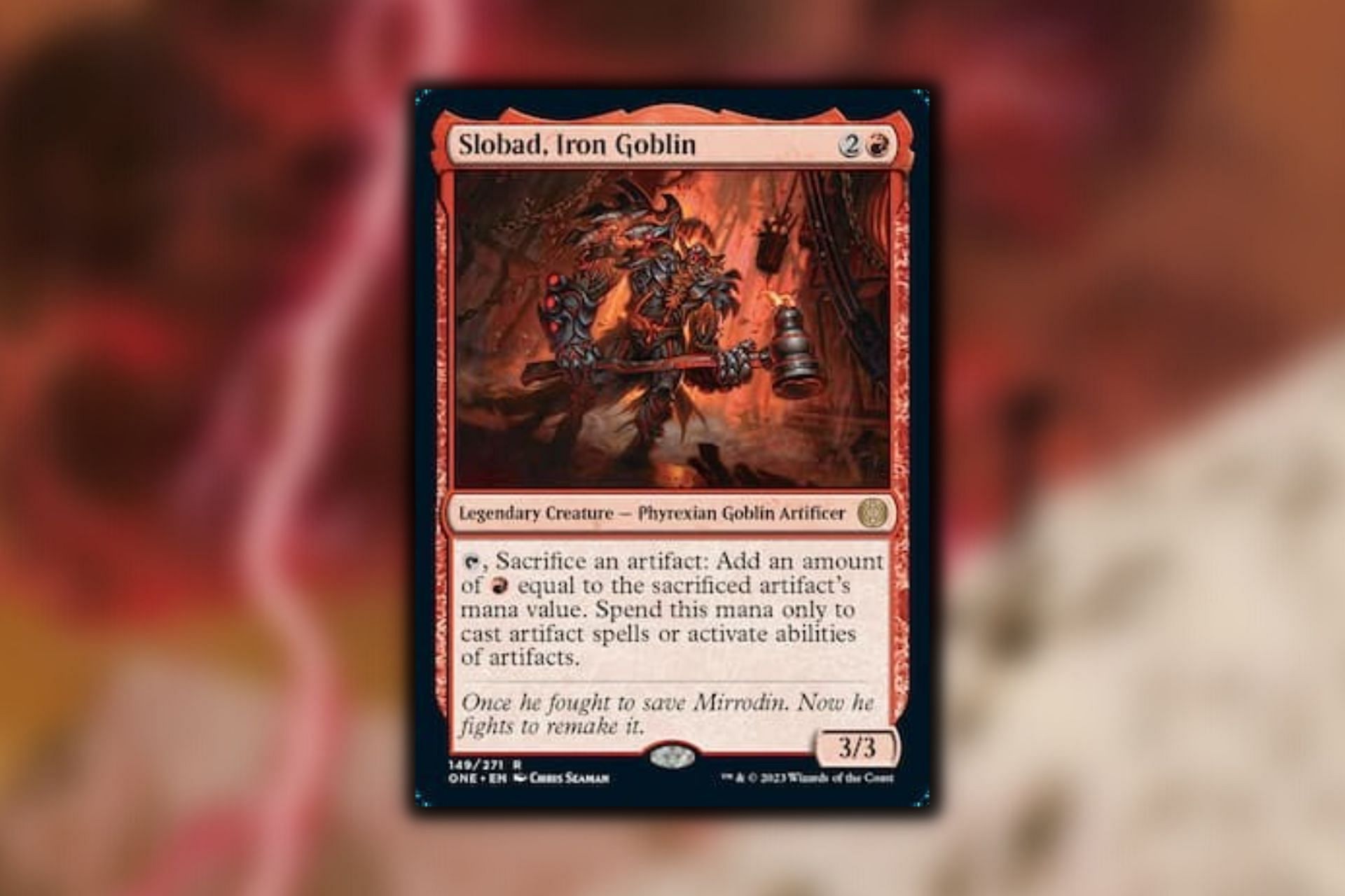 Slobad, Iron Goblin in Magic: The Gathering (Image via Wizards of the Coast)