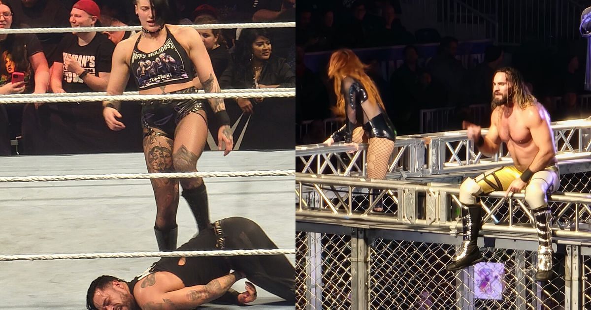 Becky Lynch Helps Seth Rollins, WWE Live Event Match