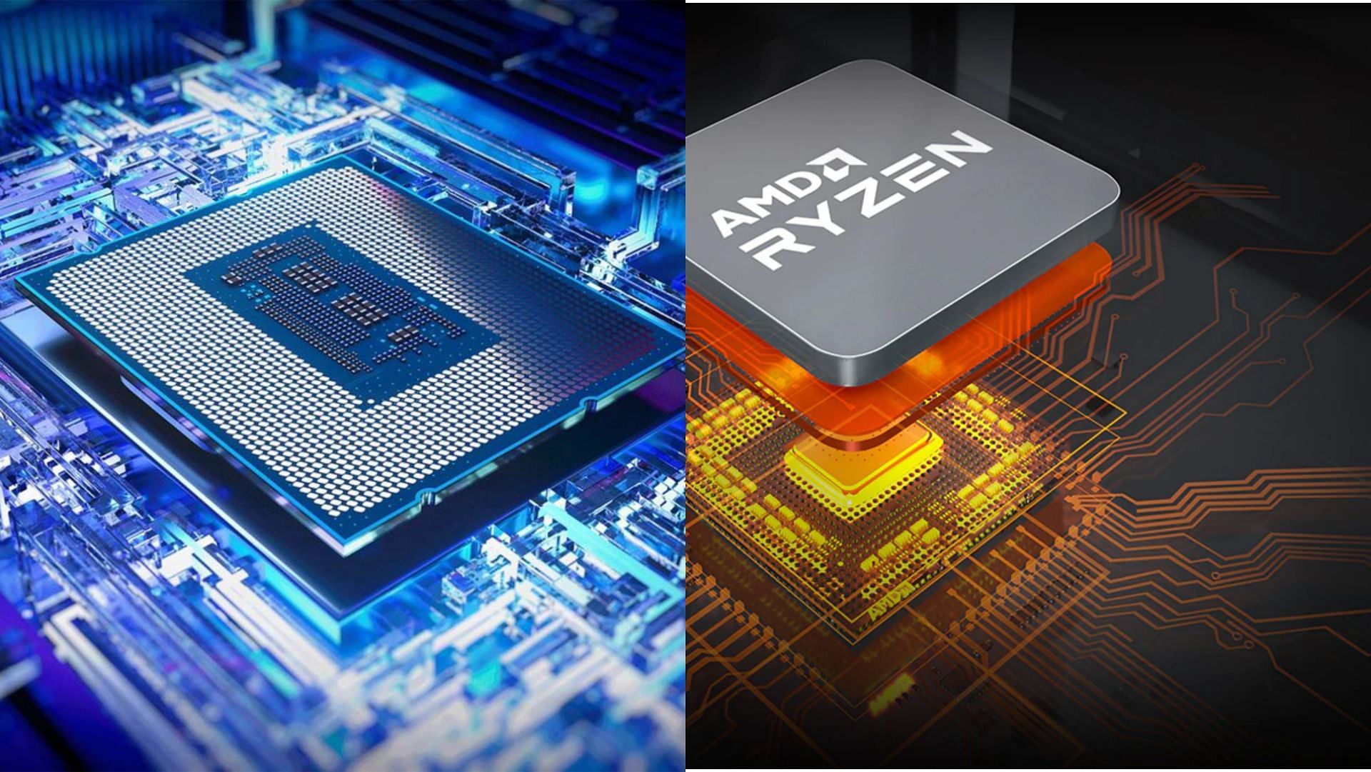 AMD and Intel have made some incredible high-end CPUs in 2022 (image by Intel and AMD)