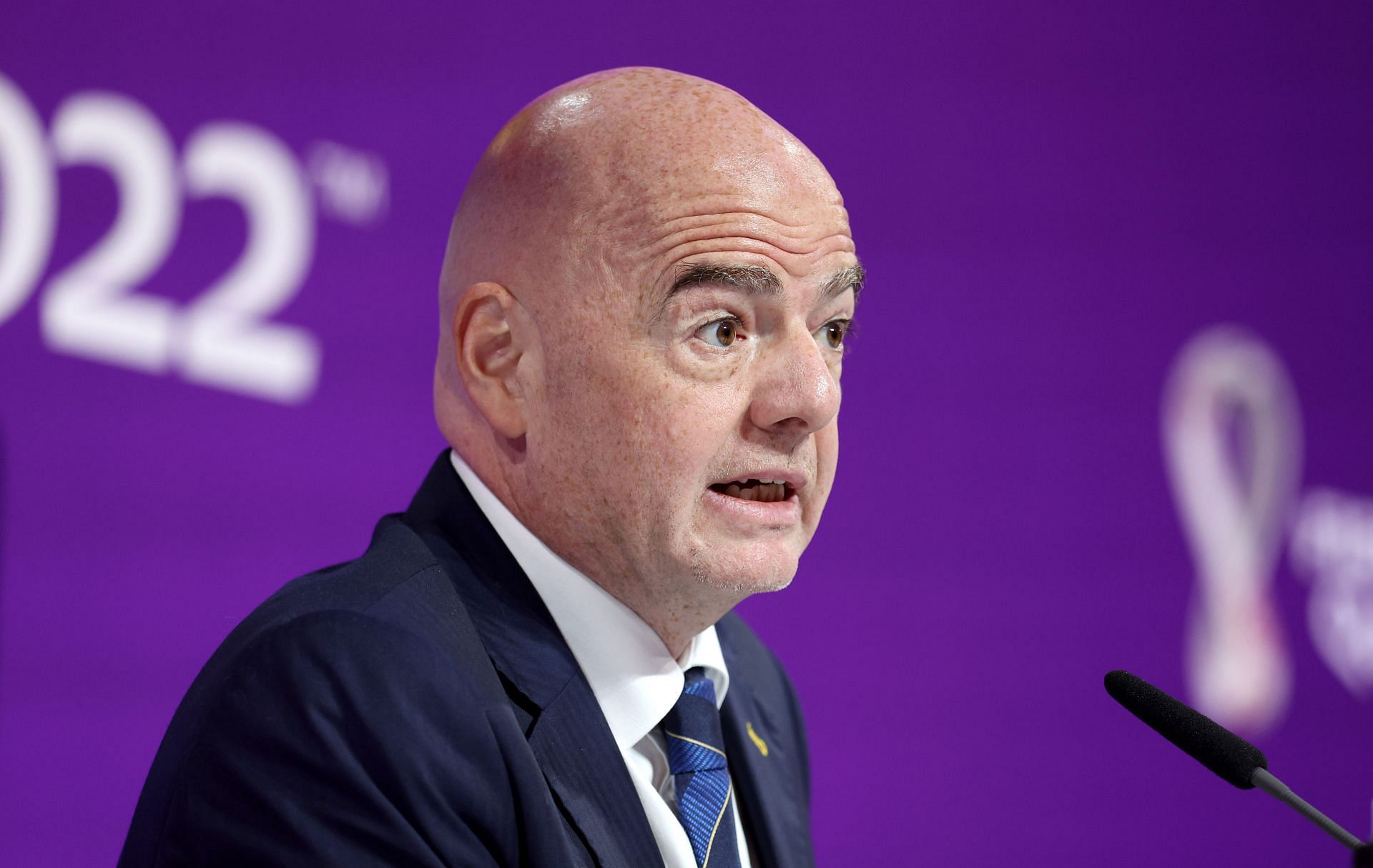 Gianni Infantino sparked further controversy with his pre-tournament speech.