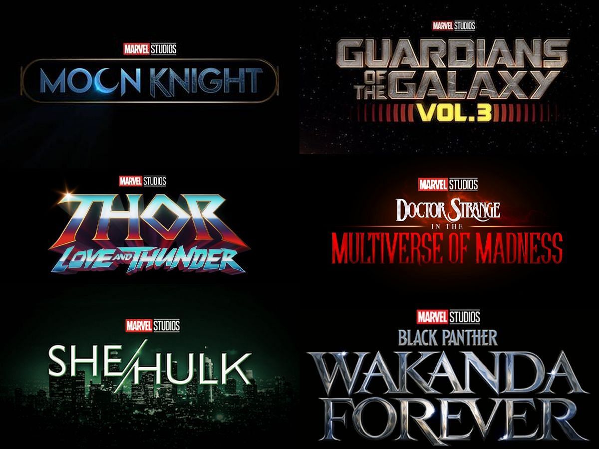 Marvel Phase 4 and 5 projects (Image via Marvel)