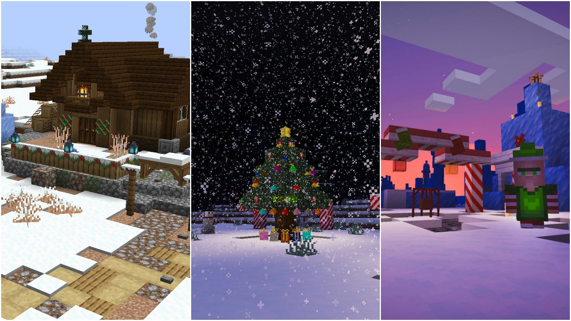 There are several Minecraft mods for Christmas (Image via Sportskeeda)