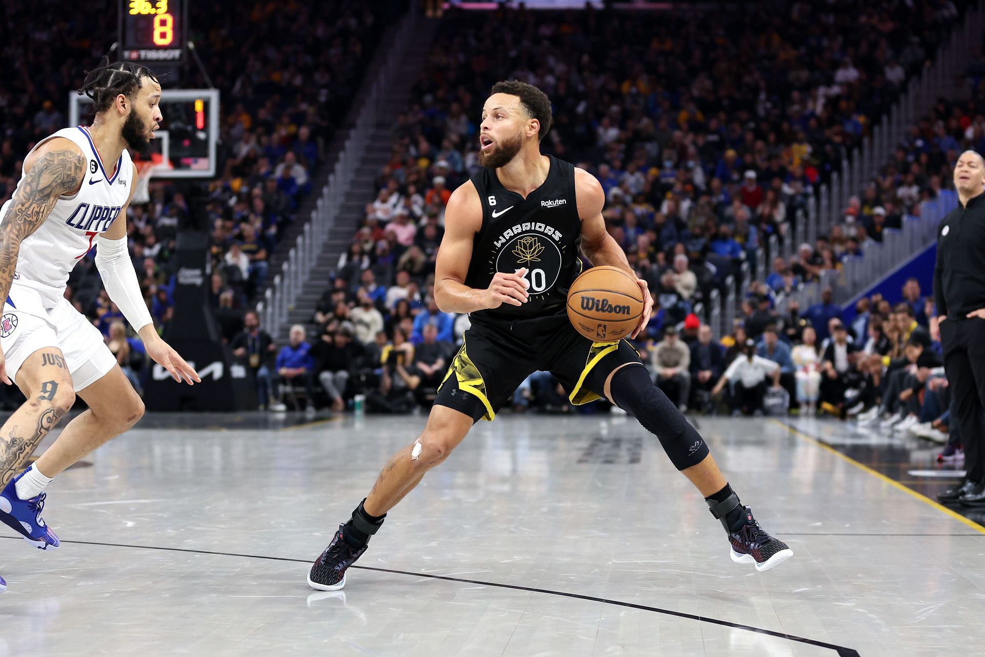 Golden State Warriors superstar point guard Steph Curry.