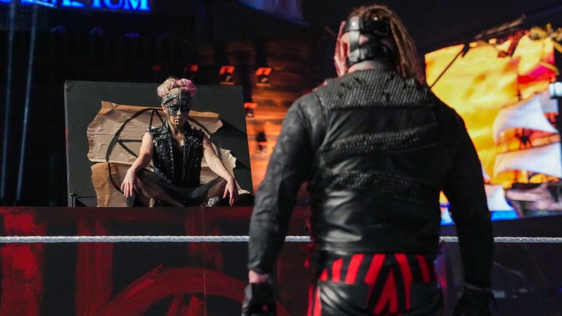 Alexa Bliss turned on Bray Wyatt costing him the match against Randy Orton at WrestleMania 37