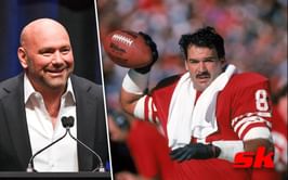 Hardcore New England Patriots fan Dana White fails to identify the jersey of 'The Pats' legend Russ Francis in throwback image