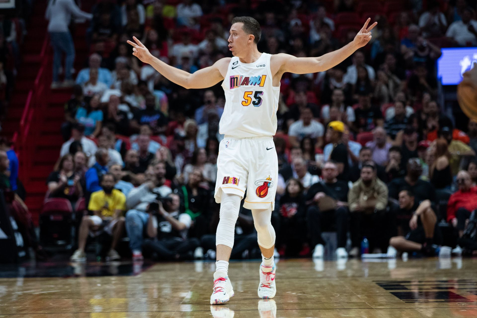 Miami Heat shooting guard Duncan Robinson