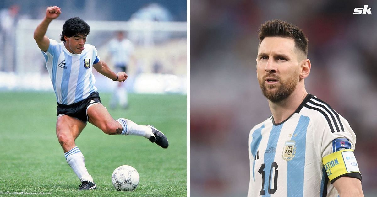 The two greatest! #maradona #messi #foryoupage #goats #argentina