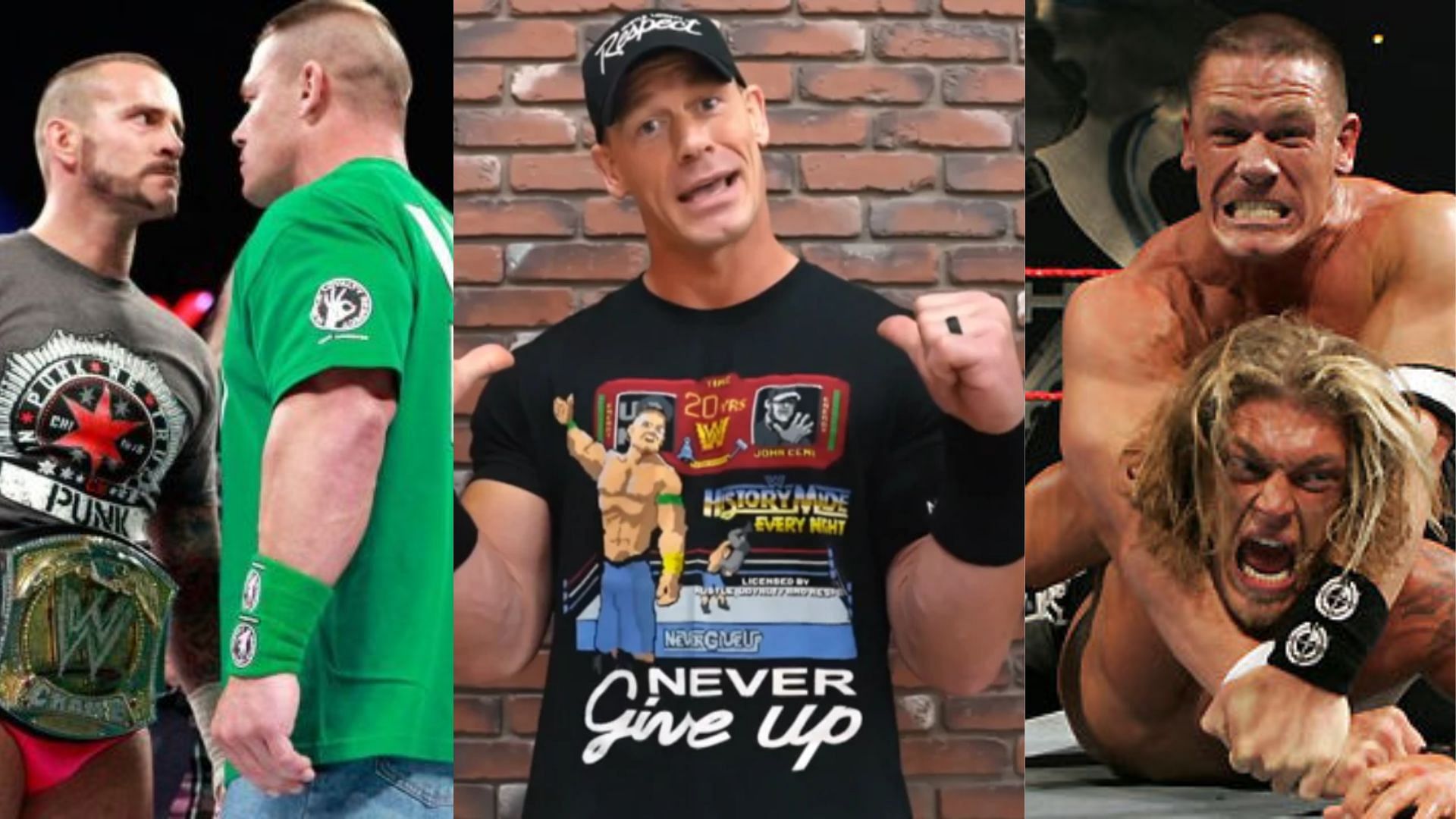 Summerslam John Cena Daniel Bryan Bray Wyatt Usos WWE T-shirt