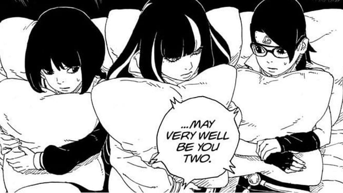 Boruto: Two Blue Vortex proves Sarada and Sumire's love rivalry is integral to the plot