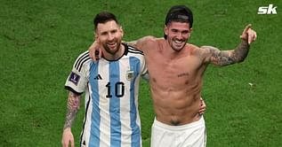 "Because we have fun" - Argentina star Rodrigo De Paul breaks silence on being labeled Lionel Messi's henchman
