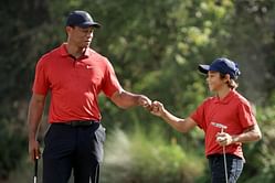 “It's non-stop, non-stop”: Tiger Woods discusses playing mind games on son Charlie