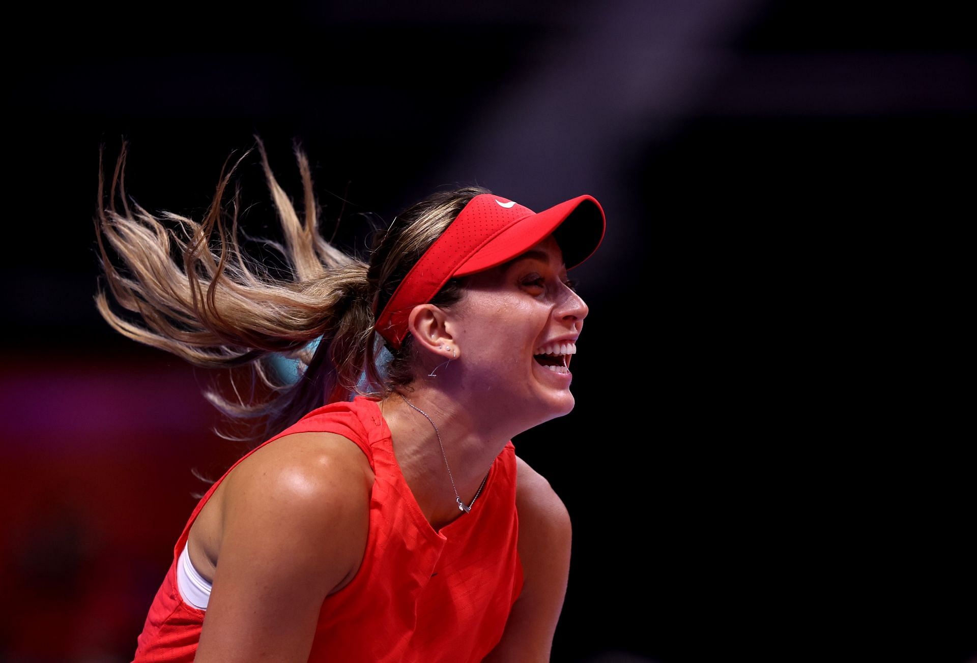 Paula Badosa at the World Tennis League.