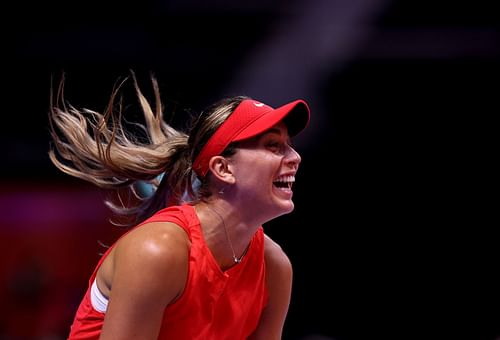 Paula Badosa at the World Tennis League.