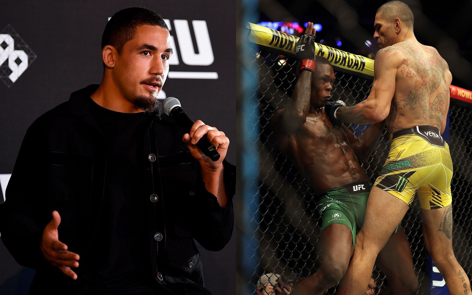 Robert Whittaker (left), Israel Adesanya vs. Alex Pereira (right)