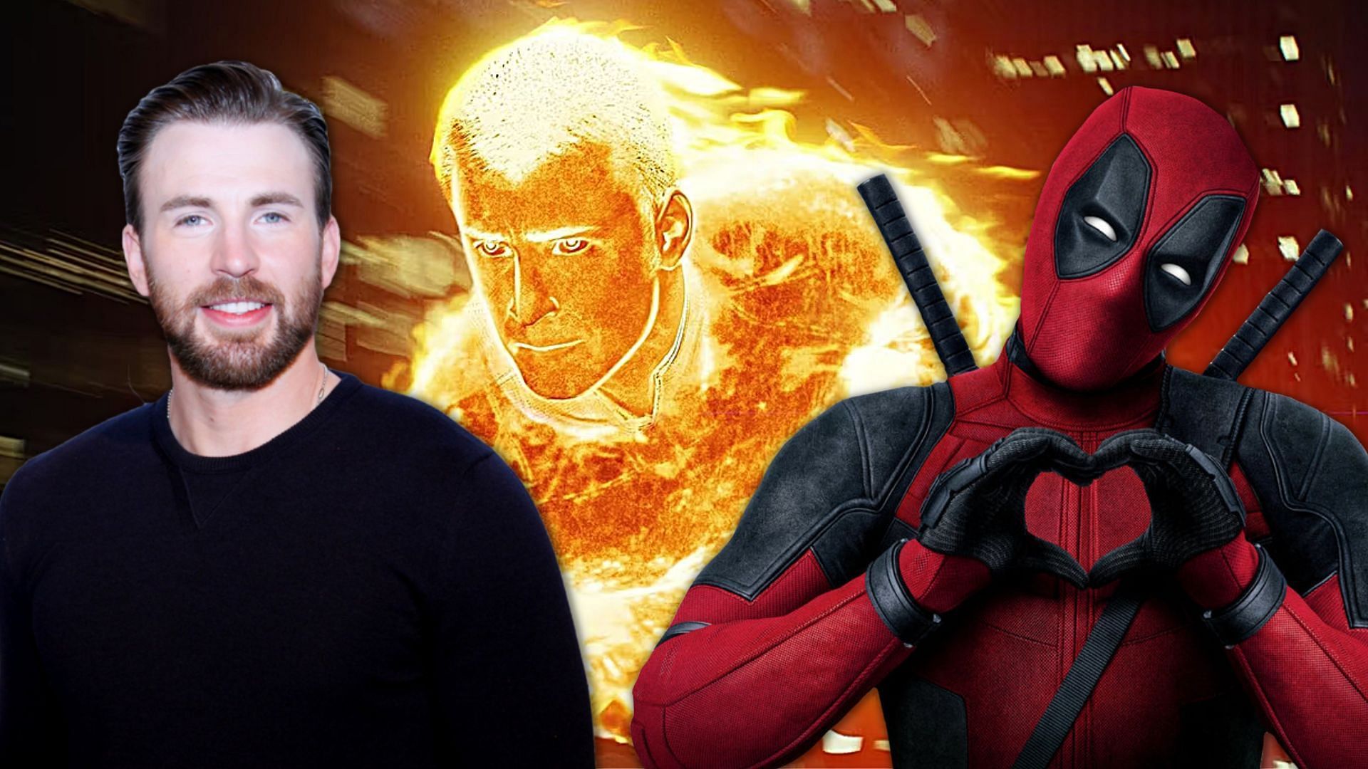 Chris Evans as Human Torch in Deadpool 3 (Image via Sportskeeda)
