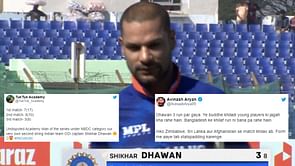 "We may have seen the last of Shikhar Dhawan in ODIs" - Fans react as Dhawan scores just 18 runs in entire ODI series vs BAN