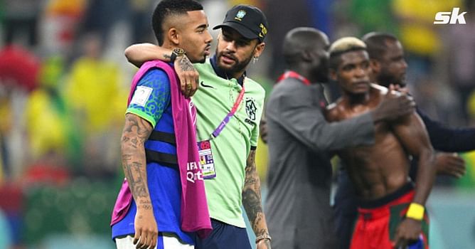 Brazil superstar Neymar posts 8-word message after Arsenal star Gabriel Jesus is ruled out of the 2022 FIFA World Cup