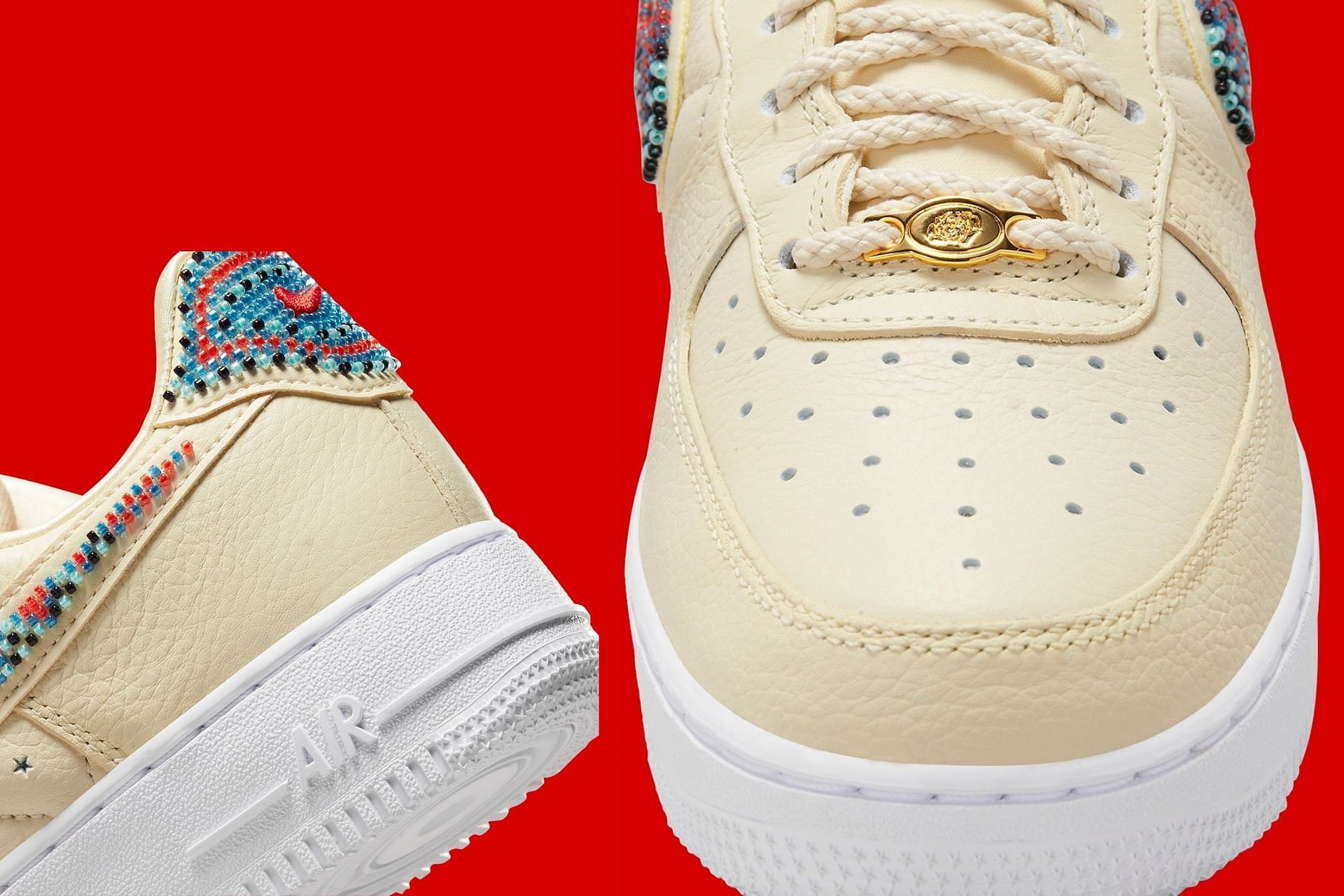 Take a closer look at the arriving Air Force 1 Low shoes (Image via Nike)