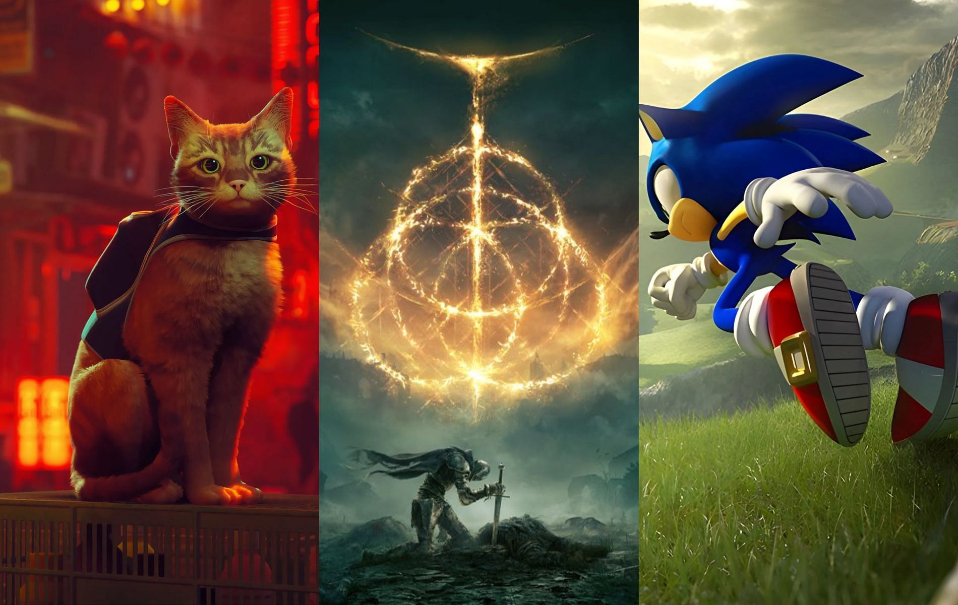 Some of the best PC games released in 2022 in one list  (Images via BlueTwelve Studio, Bandai Namco and Sony)