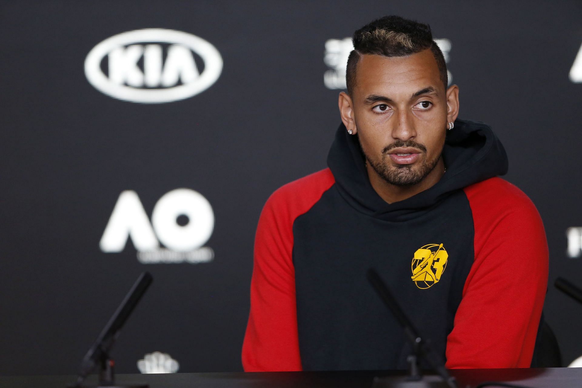 Nick Kyrgios at the 2019 Australian Open