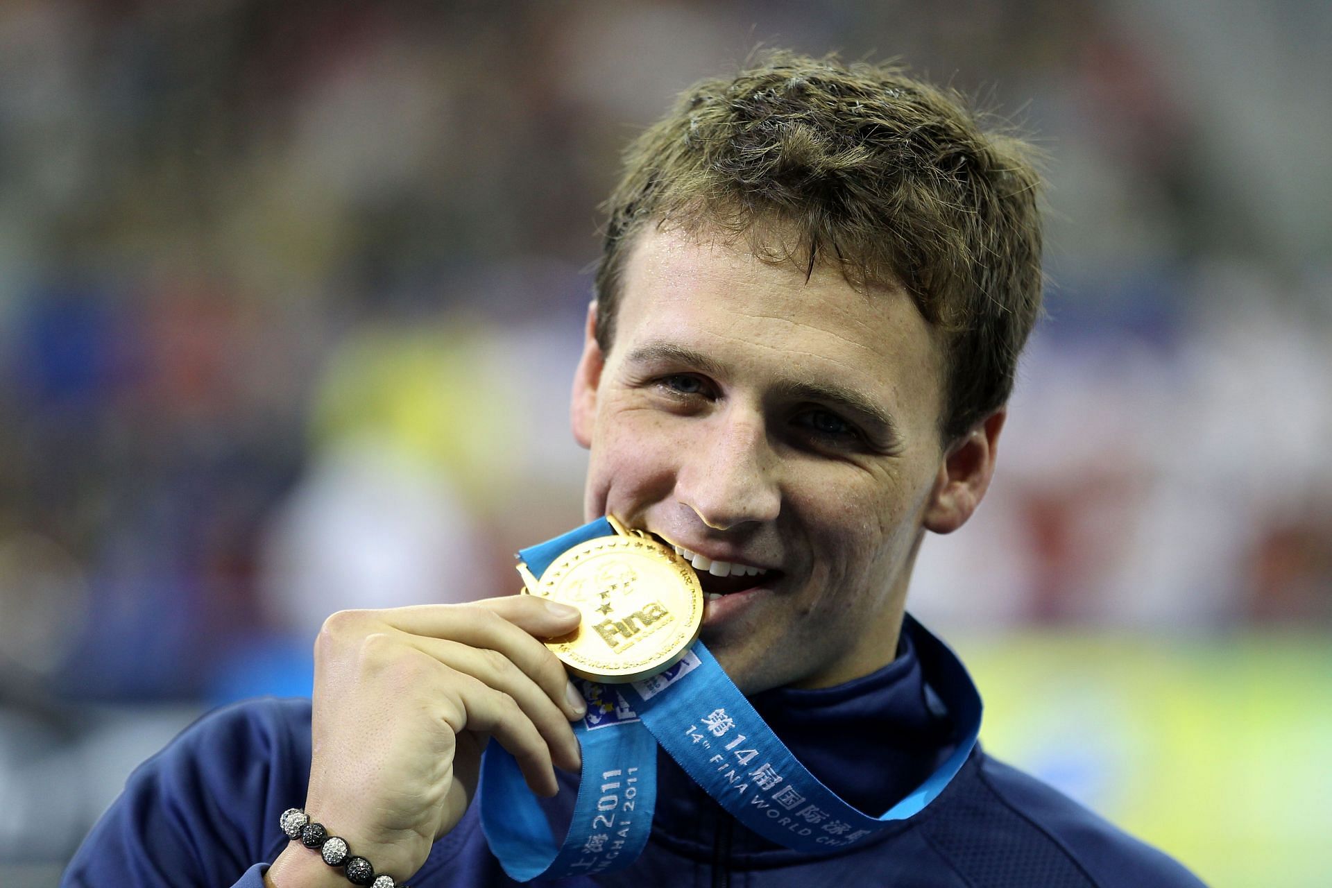 Ryan Lochte during the 14th FINA World Championships