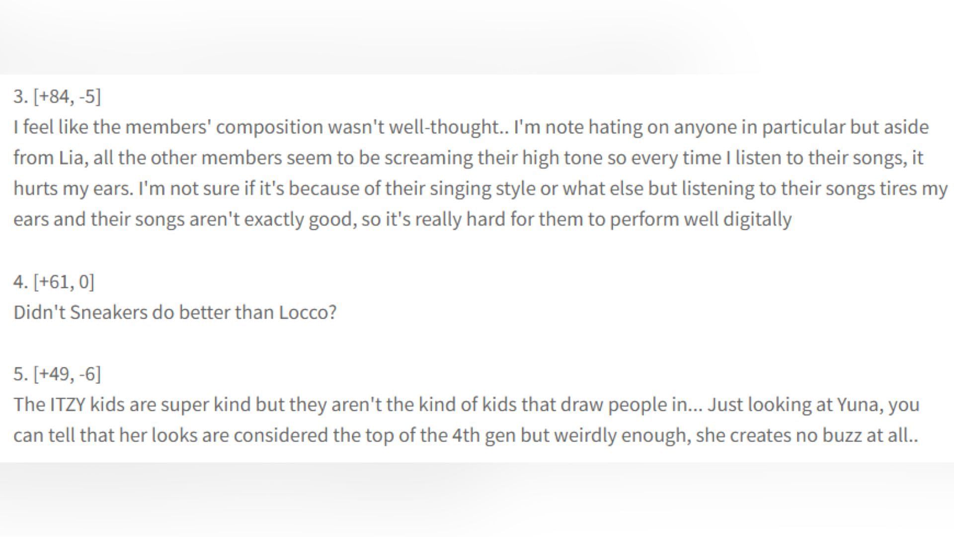 Comments on Nate regarding Cheshire&#039;s failure on K-charts (Image via Pannchoa)