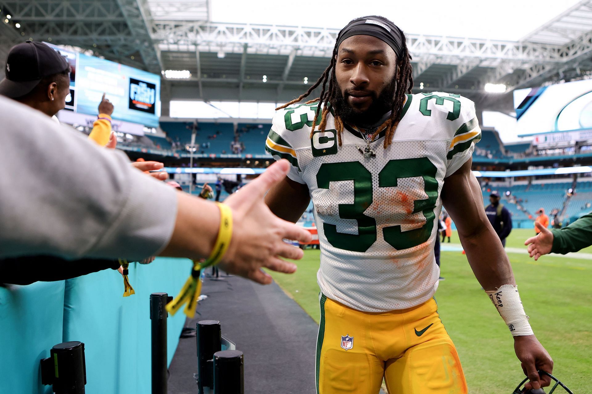 Toughness has defined Aaron Jones' injury-riddled 2022