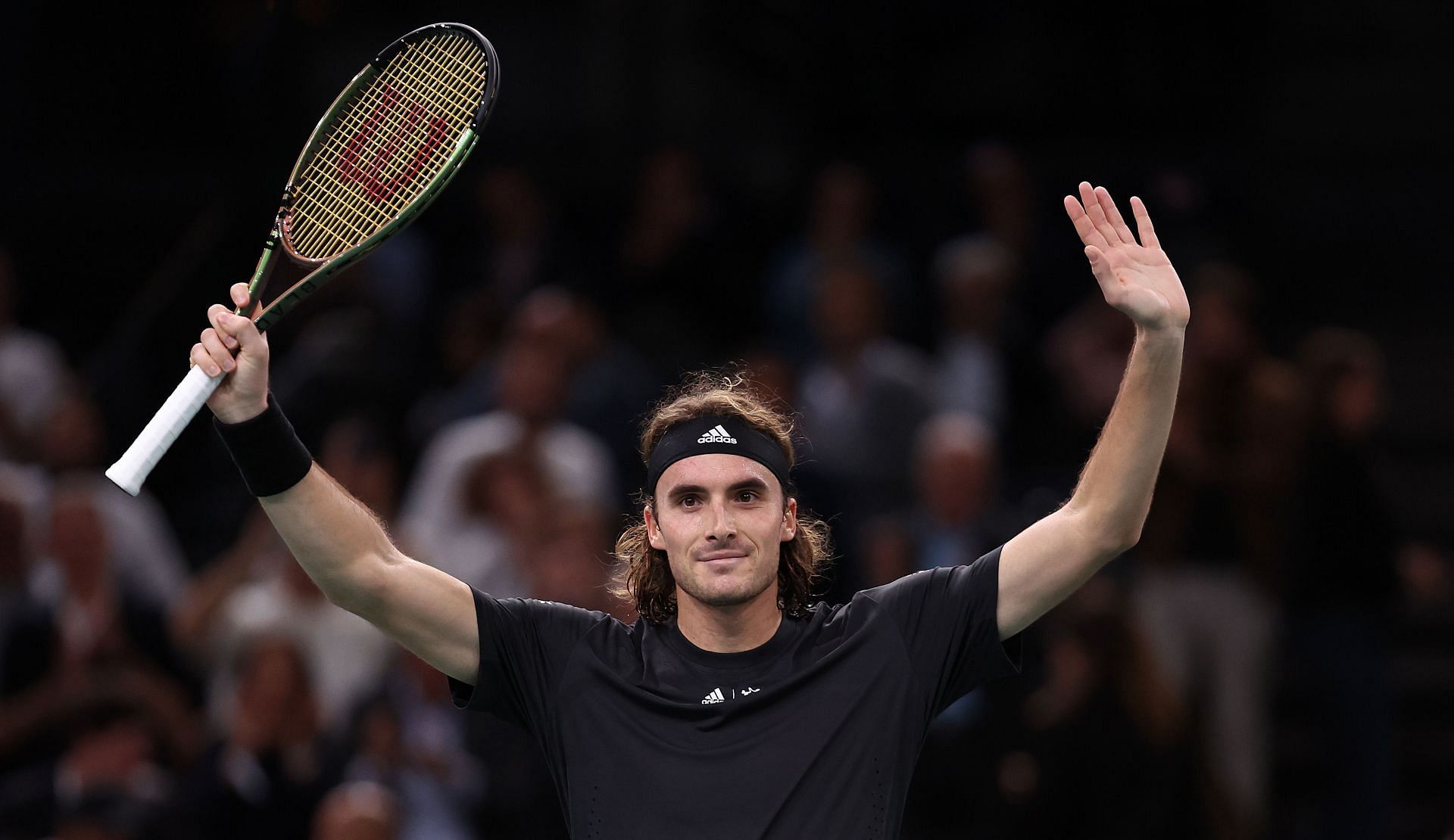 Stefanos Tsitsipas was supporting Argentina